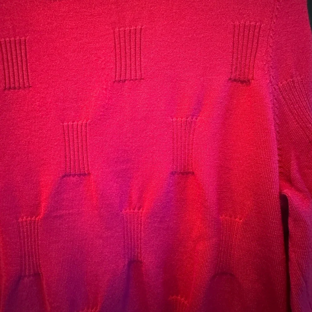 New Hot Pink Cardigan Sweater - Picture 7 of 8